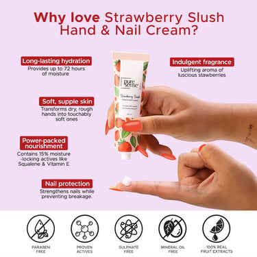 PureSense Strawberry Slush Hand and Nail Cream 30ml